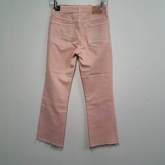 Lucky Brand Jeans Pink Womens 2/26 Bridgette Cropped Flare 7W14571 Denim New - Picture 7 of 8